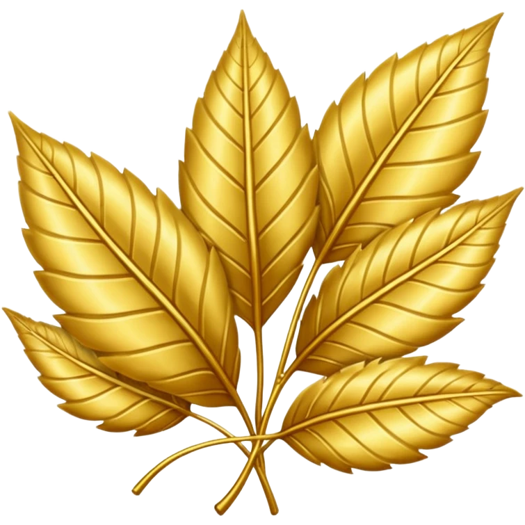 Leaves of gold  emoji