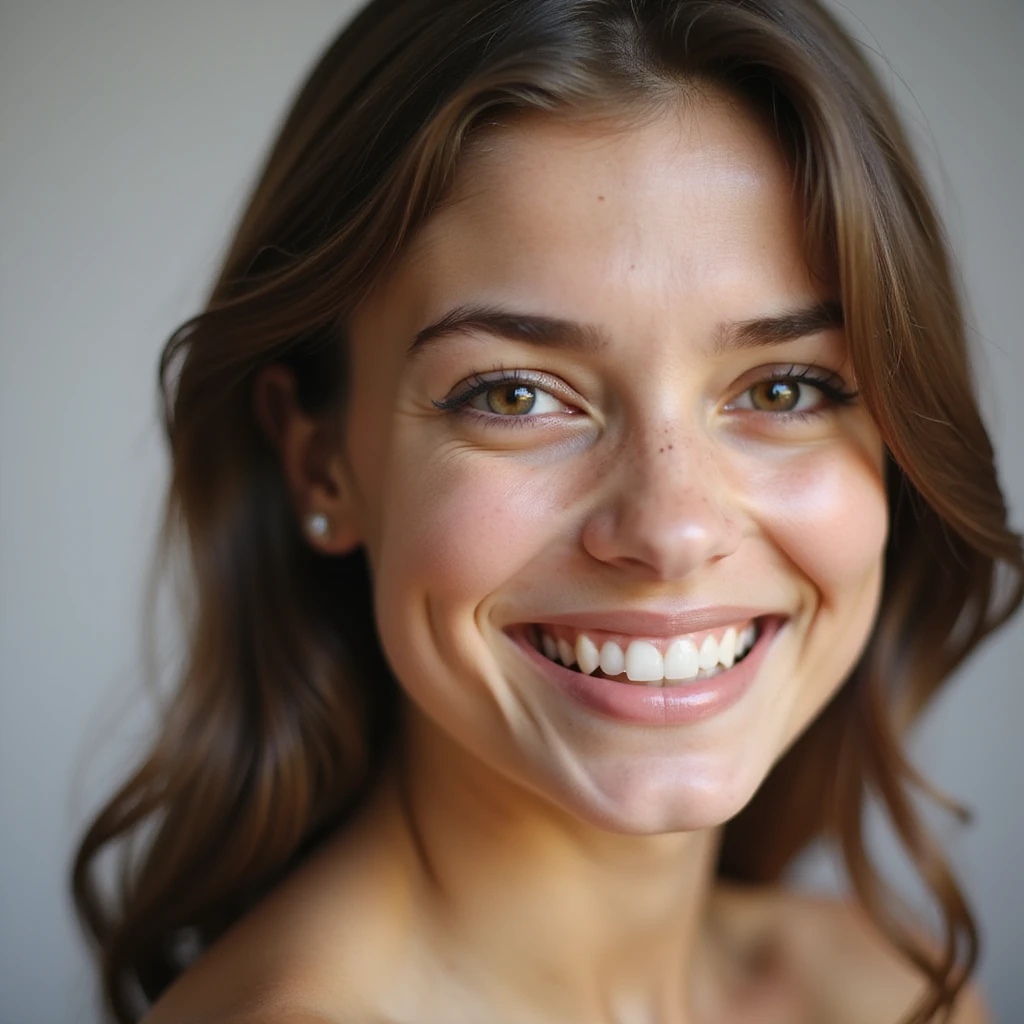 smiling face, photorealistic style emoji