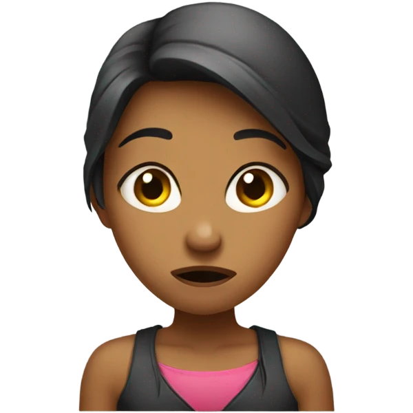 girl disgusted emoji