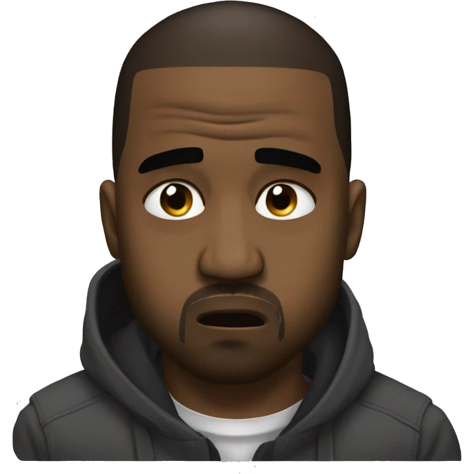 Kanye west crying emoji