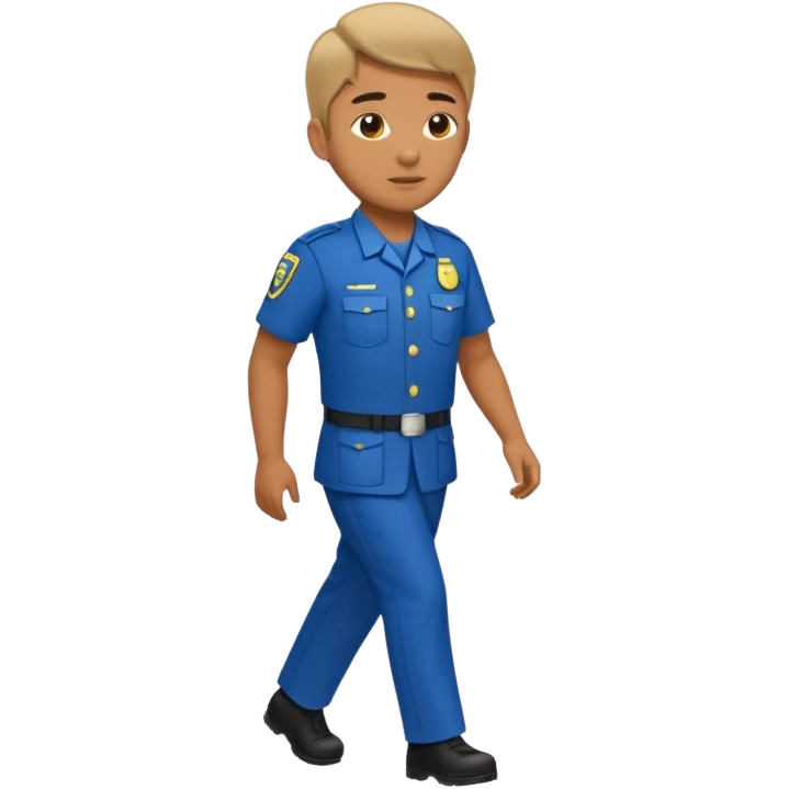 council worker walking right emoji