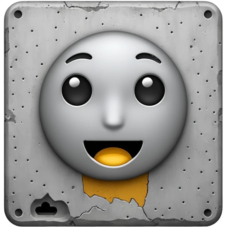 Concrete wall emoji