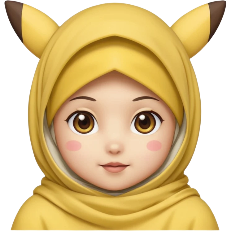 Pikachu Muslim  emoji