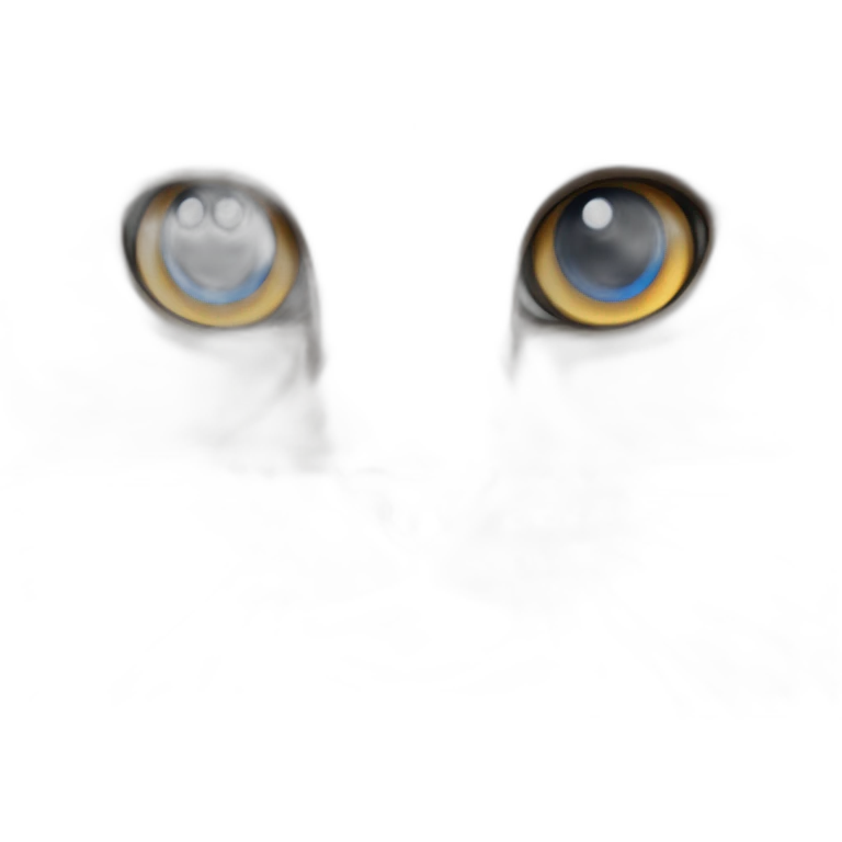 half-scottish, half-british, blue eyed cat emoji