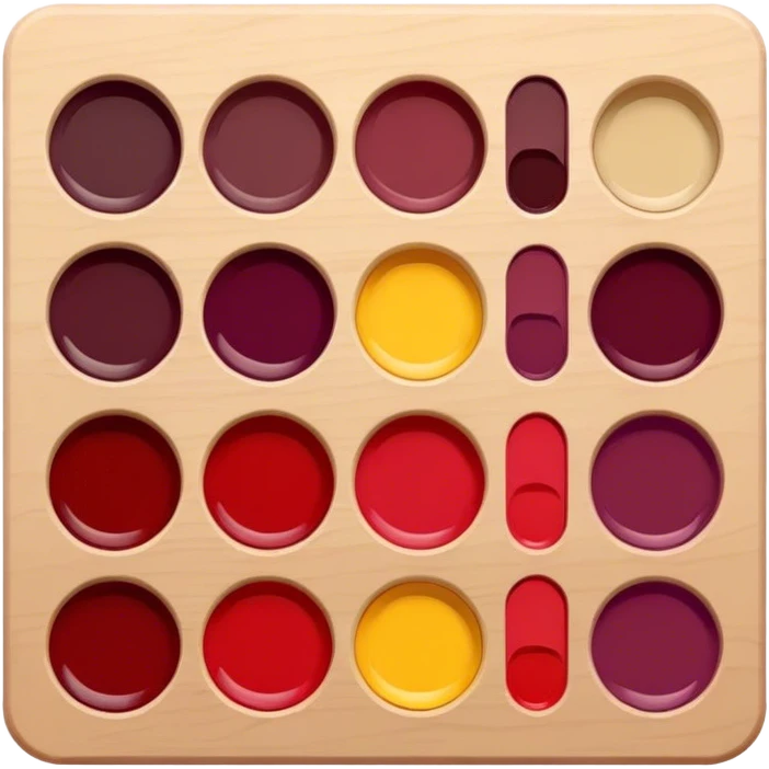 Burgundy Paint palette emoji