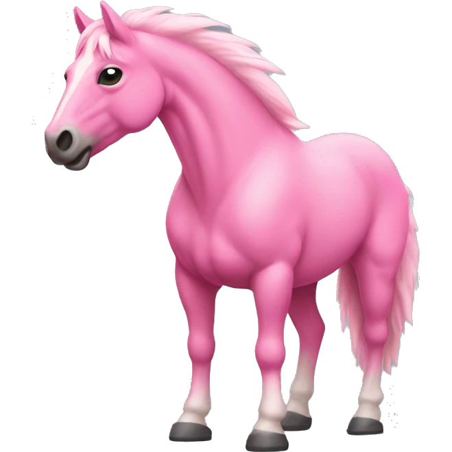 pink bronco emoji