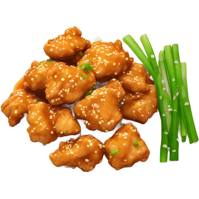 Orange chicken emoji