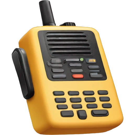 80's Walkie talkie emoji