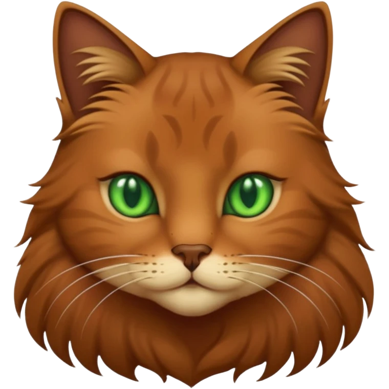 a brown elegant cat emoji