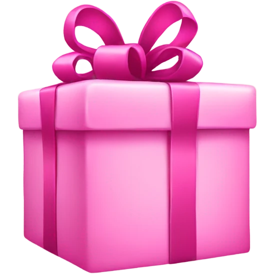 Pink gift emoji