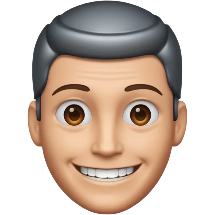 smile iron head  emoji