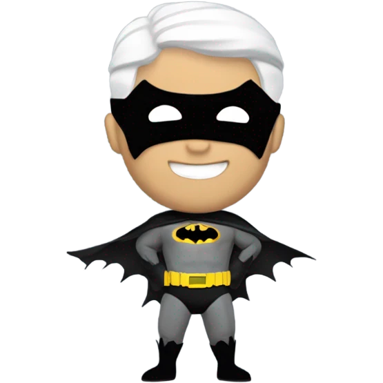 Batman with gojo anime emoji