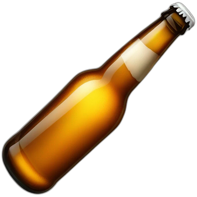 Beer bottle bintang emoji