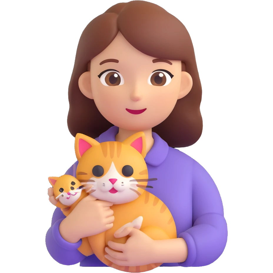 happy woman in airplane cabin holding a cat emoji emoji