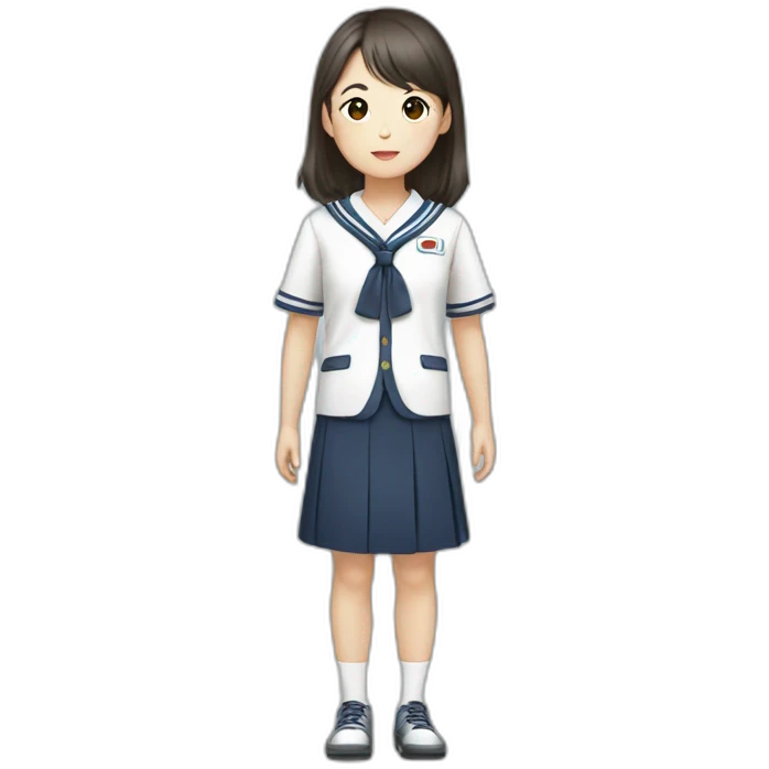 Korean school uniform emoji