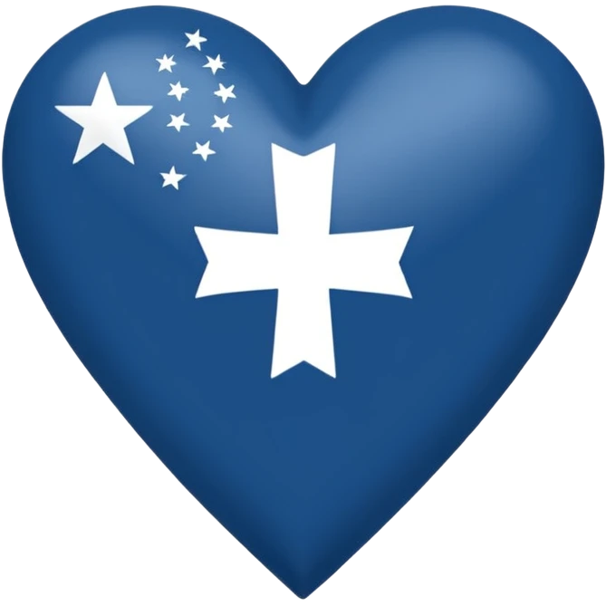 Bandiera micronesia forma cuore emoji