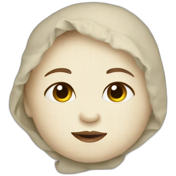 baby in a linen emoji