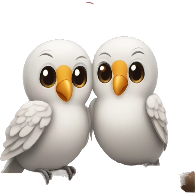 Love birds emoji