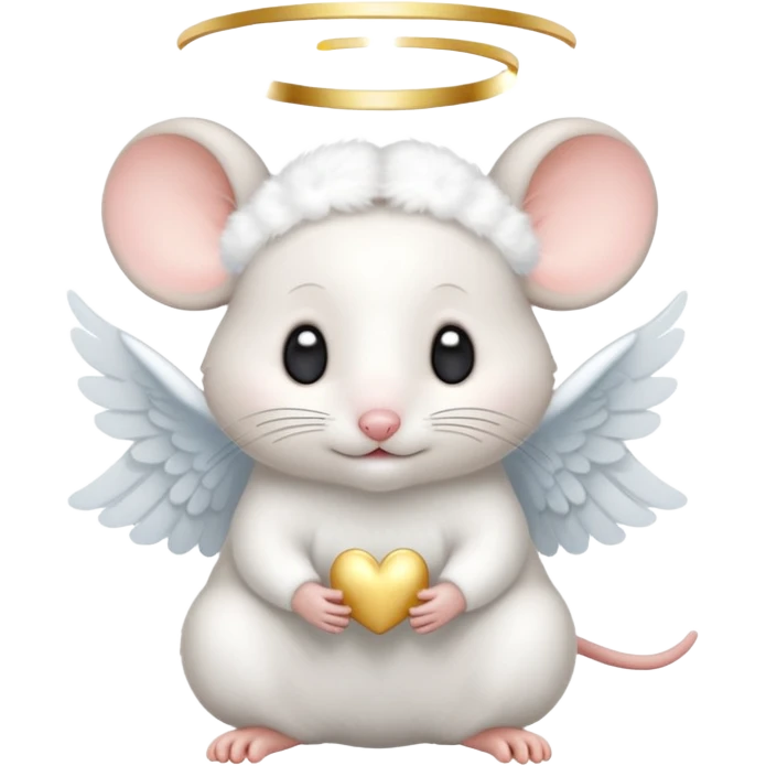 mouse angel emoji