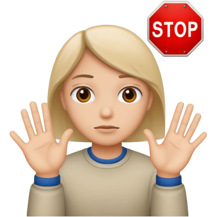 Stop hate! emoji