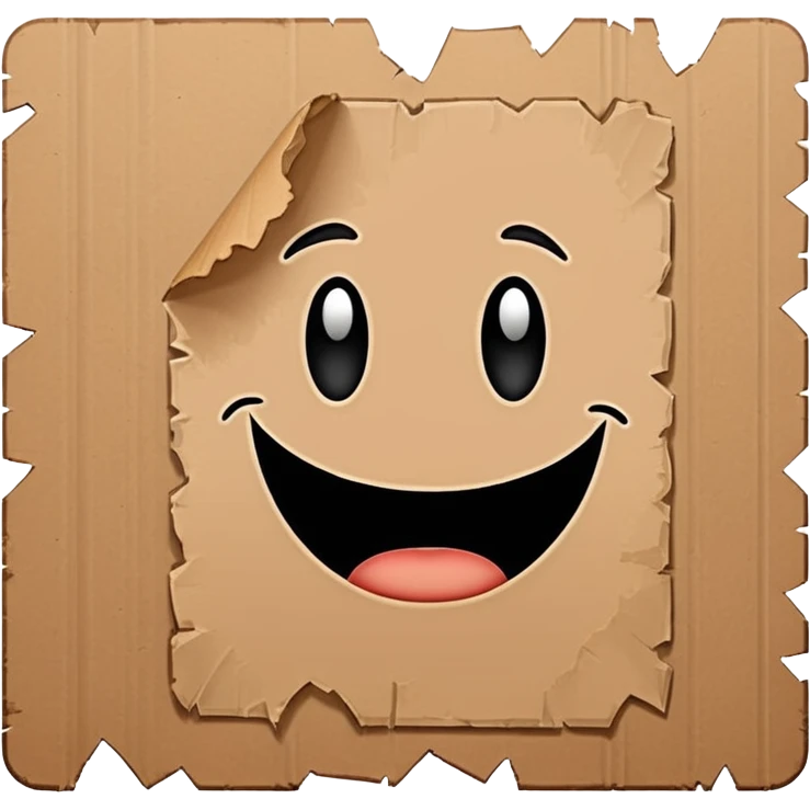 homeless cardboard sign icon emoji