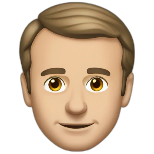 French President Emmanuel Macron emoji