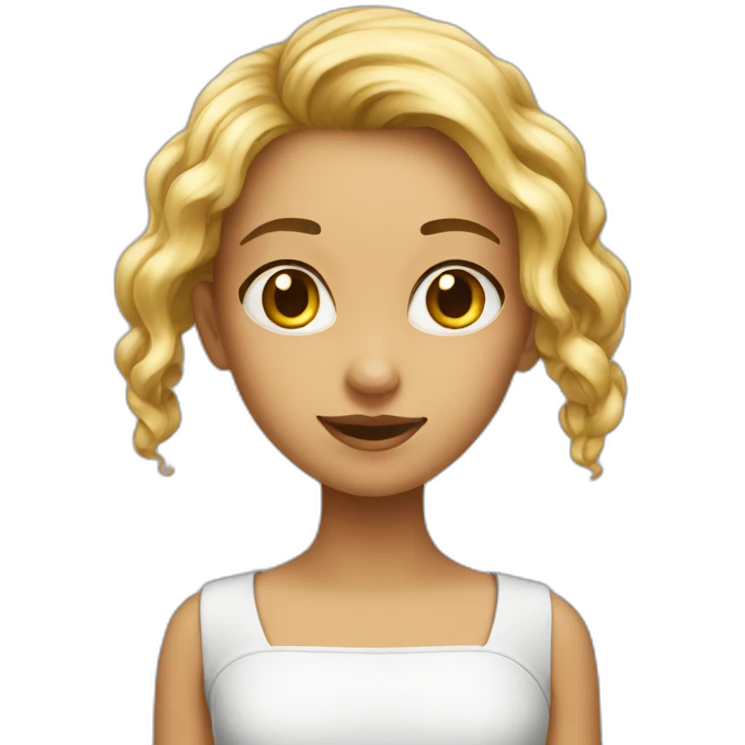 Girl-with-good-idea emoji