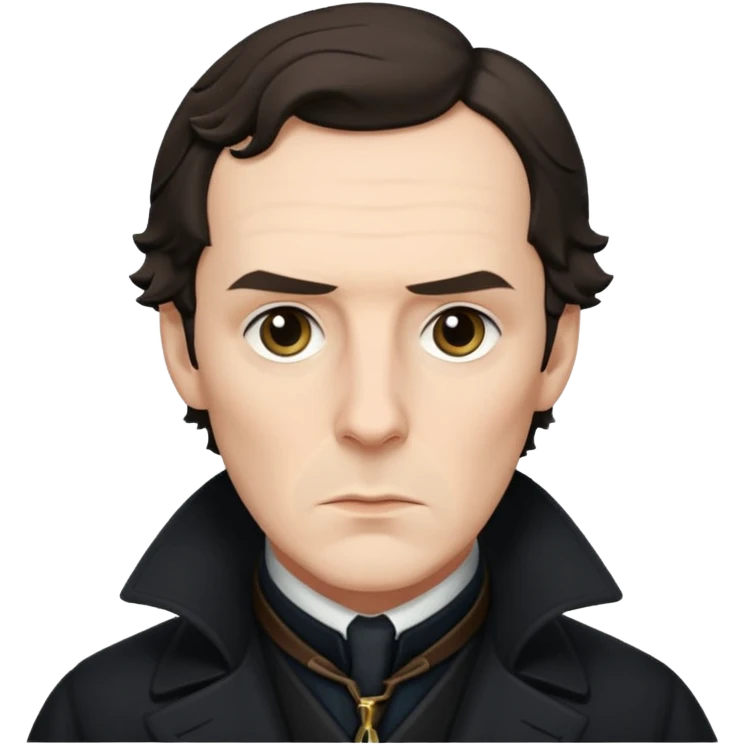 Sharlock Holmes face only emoji