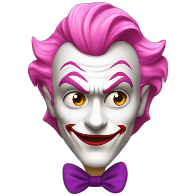 pink joker emoji