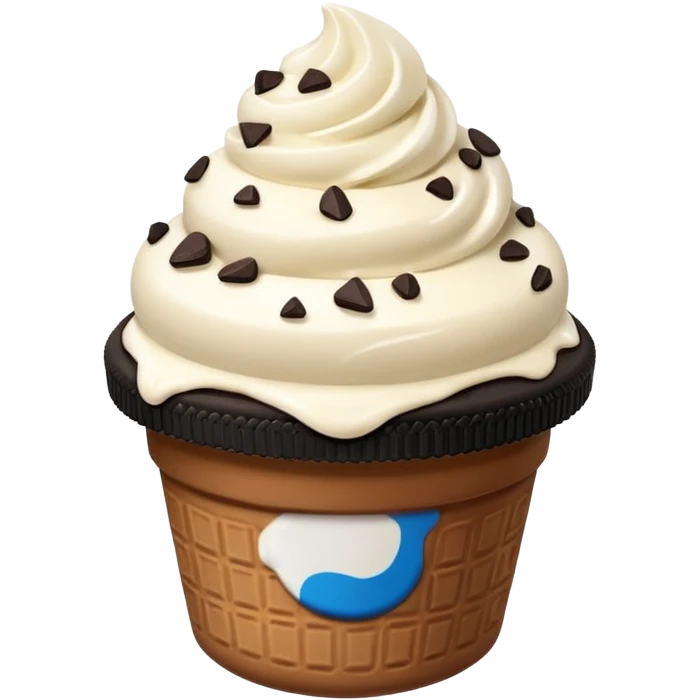 oreo ice cream emoji