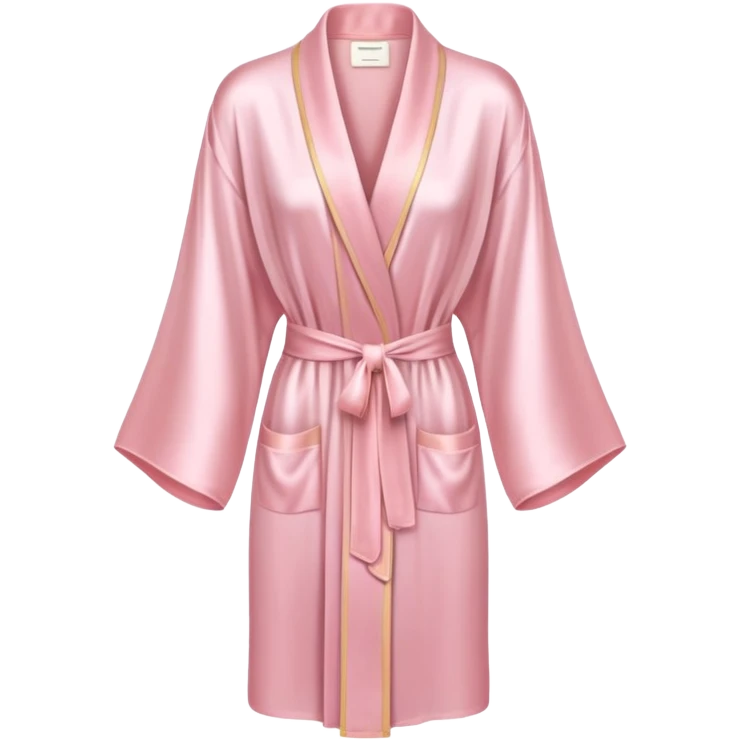 Light pink silk robe emoji