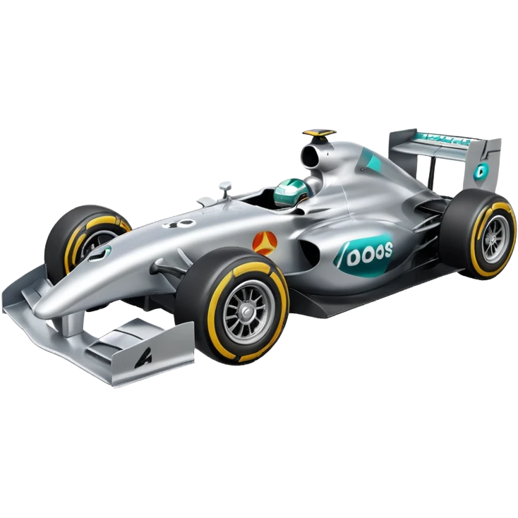 Formula 1 Mercedes  emoji