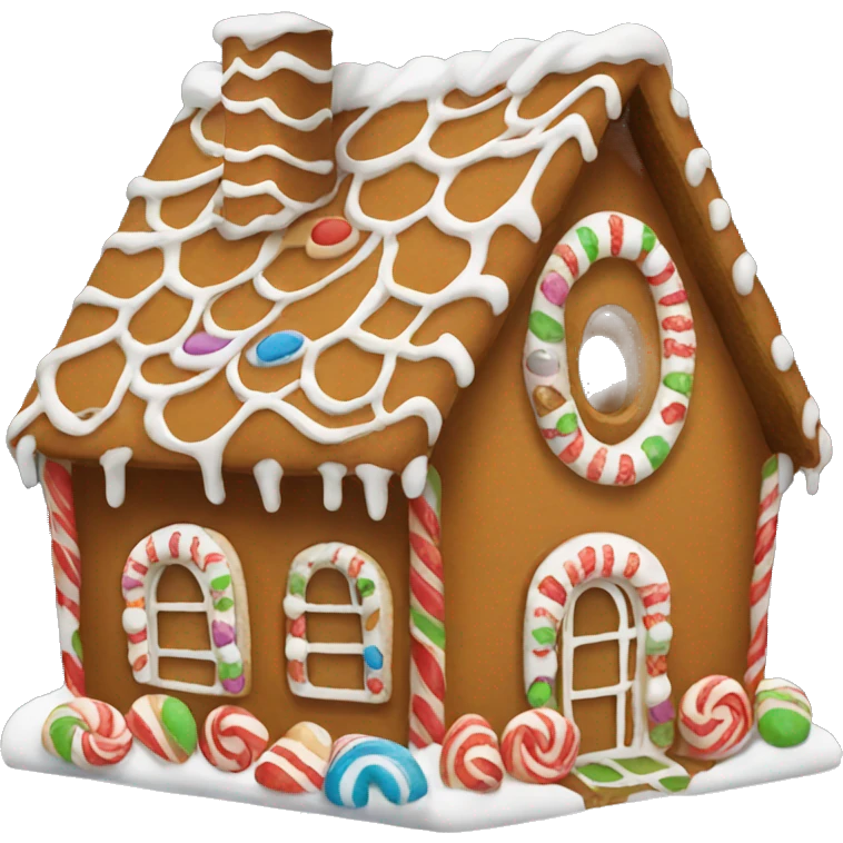 gingerbread house emoji