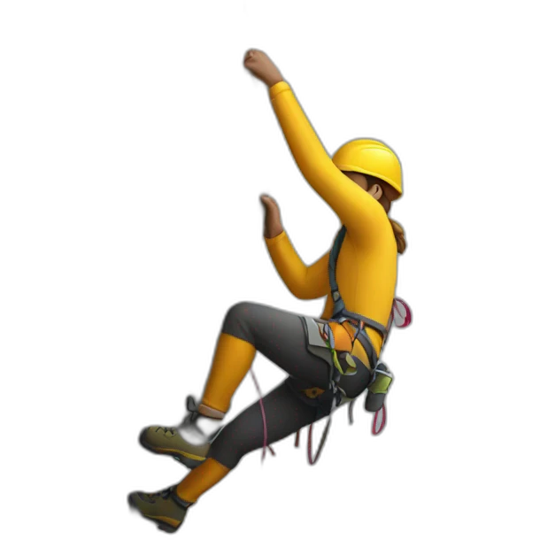 people climbing emoji