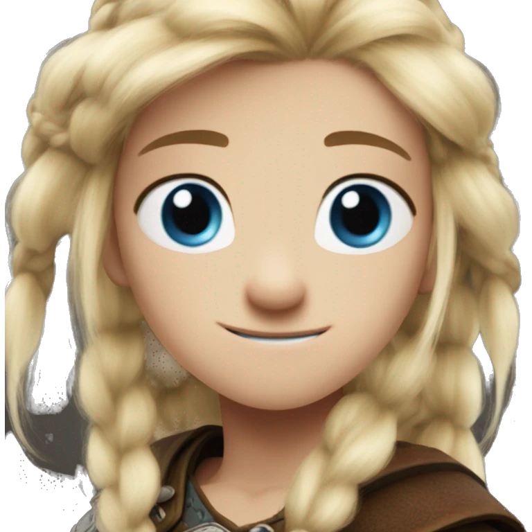 blond hair blue eye viking httyd emoji