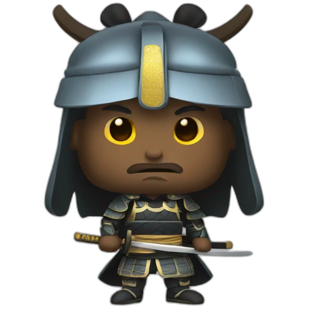un avatar de un samurai emoji