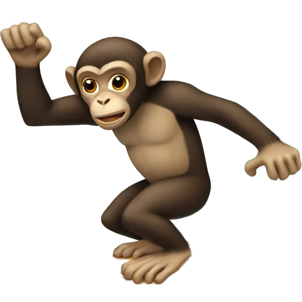 Monkey surfing  emoji