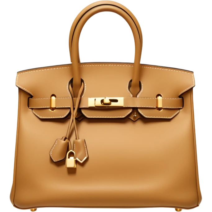 hermes birkin beige bag emoji