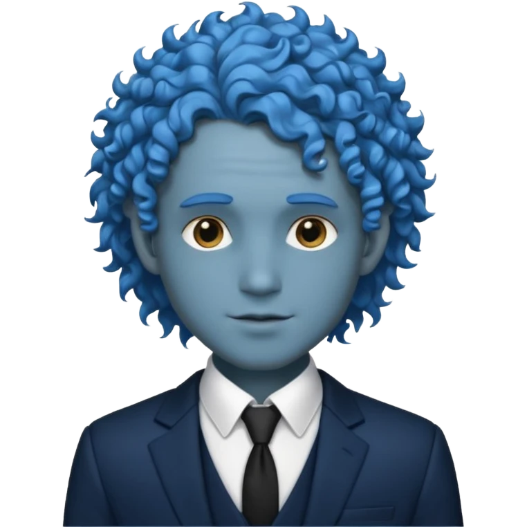 ethereal-pastel-transparent-translucent-gorgeous-spectral-dark-greyish-blue-whitish-gloomy-man-with-blue-curly-hair-with-a-beautiful-black-suit emoji
