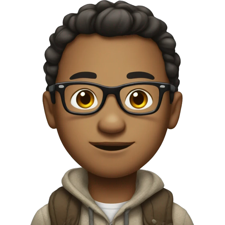 An Alaskan native boy with a big butt and he wears glasses  emoji