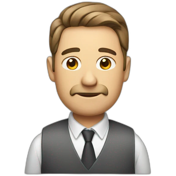 busy man emoji