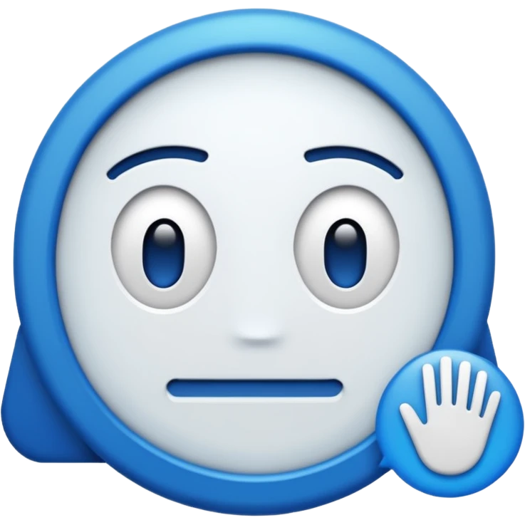 2026 blue text emoji