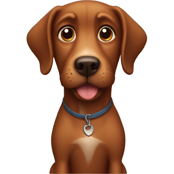 brown dog emoji