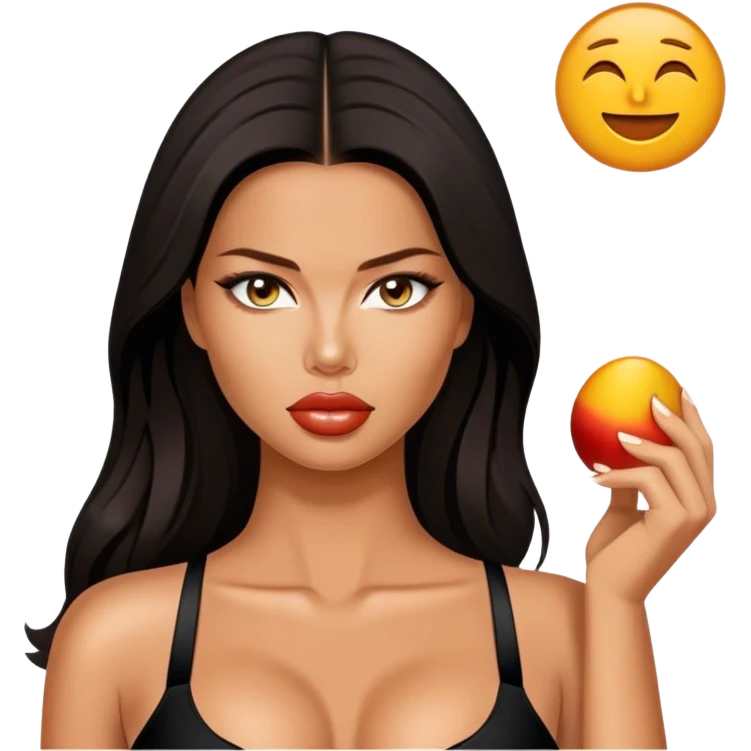 Adriana Lima model emoji