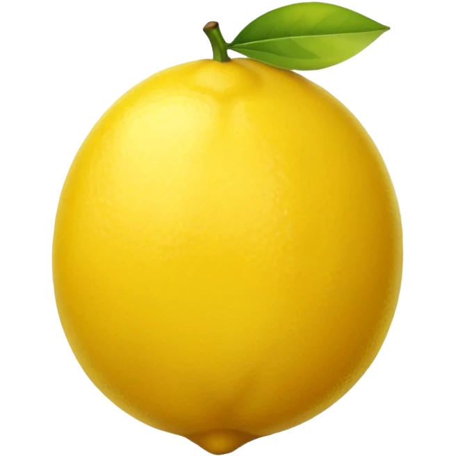 single lemon emoji