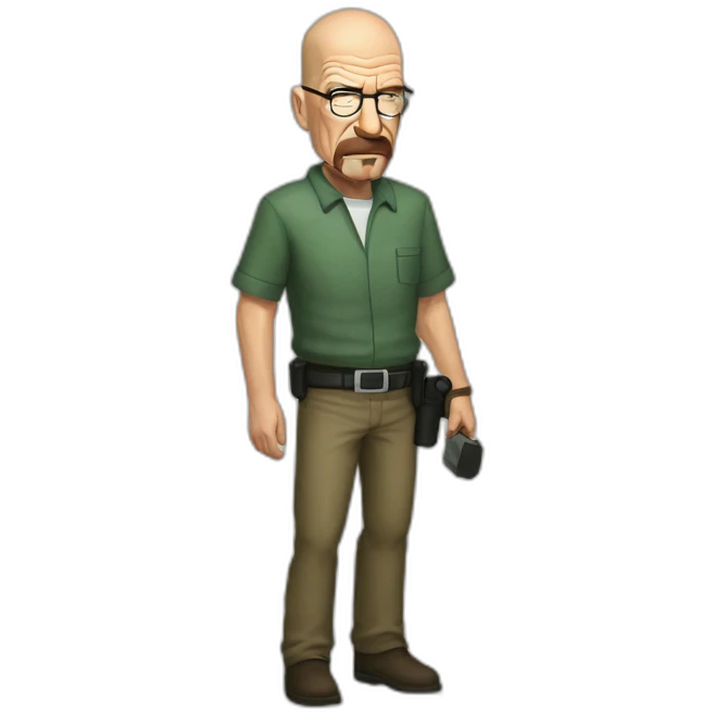 Hanck schrader arresting Walter white emoji