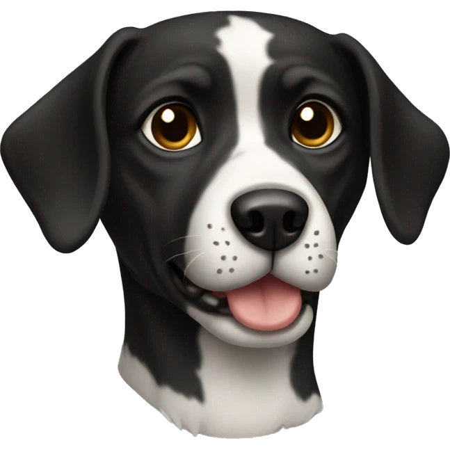 Dog black emoji