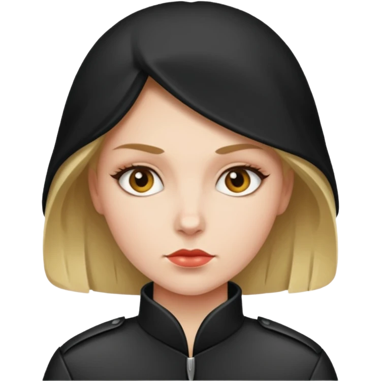 lady wearing bullet proof emoji