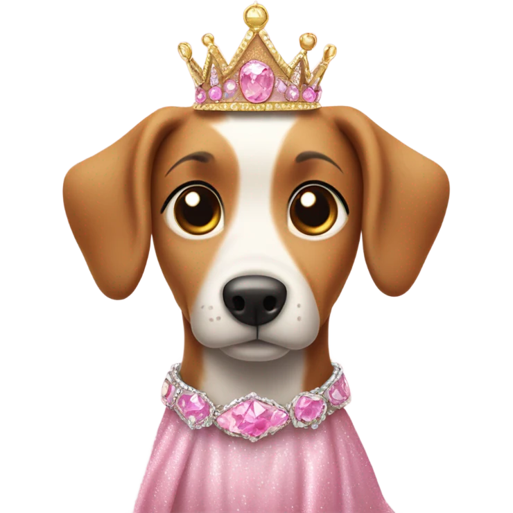 Dog princess  emoji