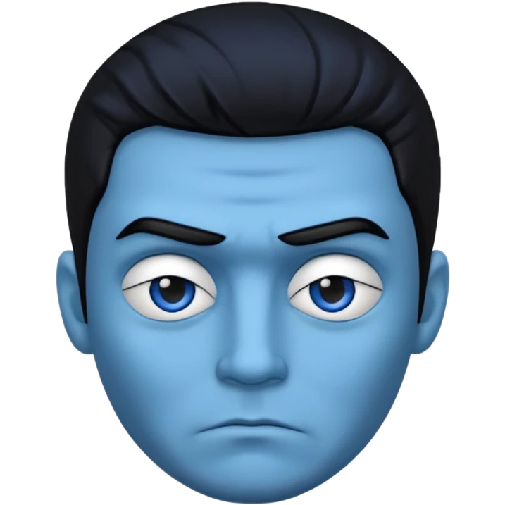 اینوجی یک تیو آبی زنگ بدع emoji